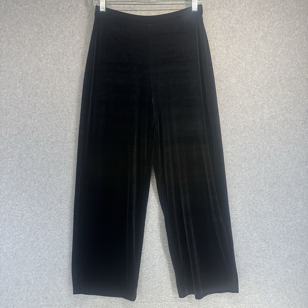 Casual Corner Annex Pants Velvet Trousers Wide Leg Womens Size Petite Small